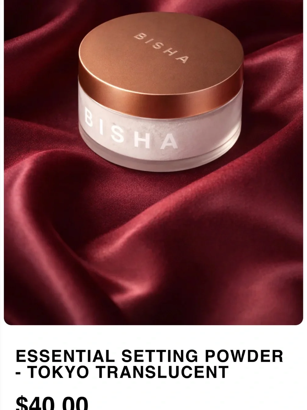 ISH The Essential Setting Powder - Translucent (Gold Packaging)